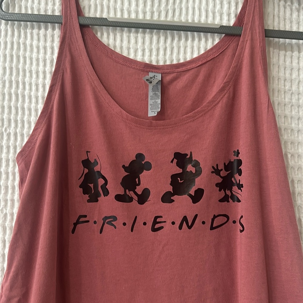 2/$15 Next Level Disney Friends Tank - Size Large